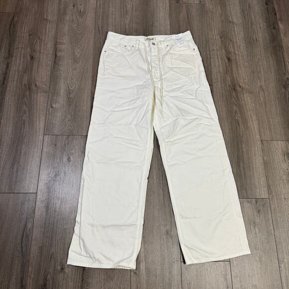 Madewell Low-Slung Baggy Jean Sz 29 Vintage Canvas Airy Denim Edition Drawstring - Picture 6 of 11